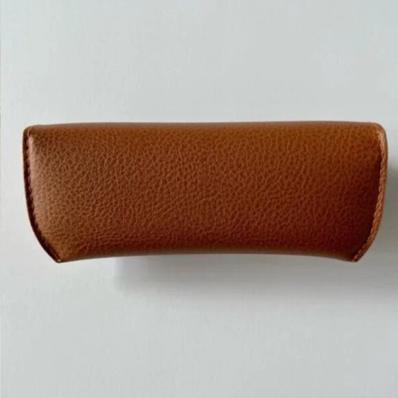 Ray-Ban Textured Leather Sunglasses Case Brown - Picture 4 of 6